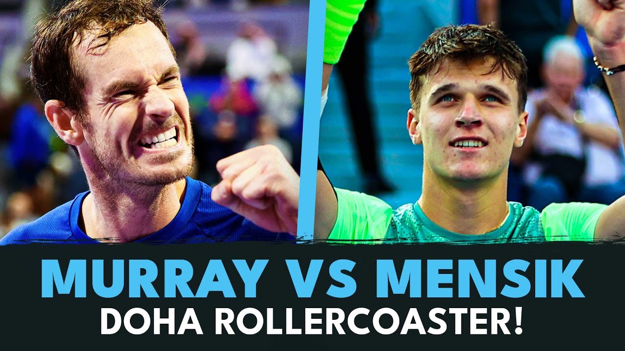Andy Murray vs Jakub Mensik ROLLERCOASTER | Doha 2024 HIghlights