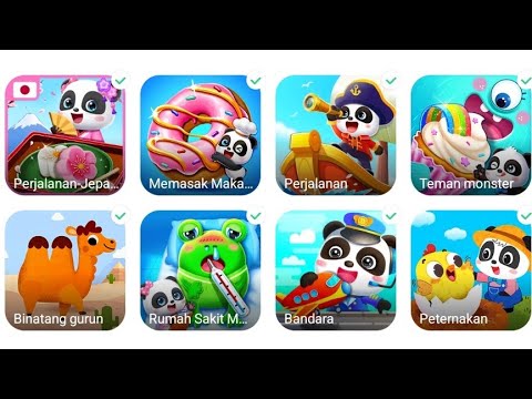 BANDARA BAYI PANDA,PETUALANGAN KAPAL PANDA,PETERNAKAN SAPI DAN IKAN,MEMBUAT SAYAP MONSTER | BABYBUS