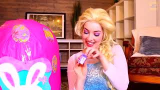 Spiderman & Frozen Elsa, Have fun with great balls in the bag challenges
