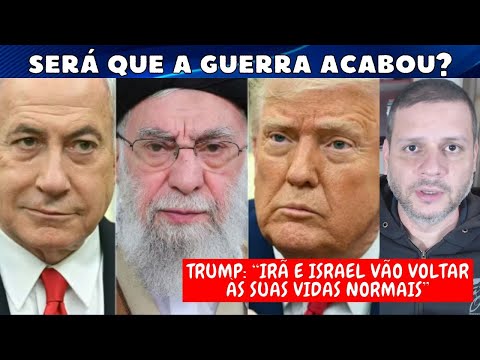 Fim da Guerra? Donald Trump responde e Irã também