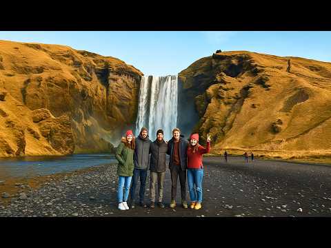 A Stunning 360° Road Trip to Skógafoss and Iceland’s Snowy Thermal Spa