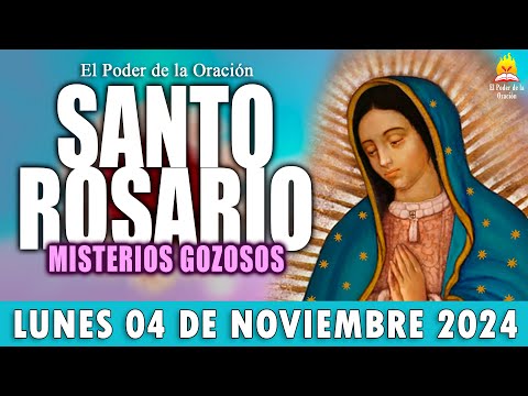 🌹 SANTO ROSARIO ❤️ de Hoy LUNES 04 de Noviembre de 2024🌺|MISTERIOS GOZOSOS🌷