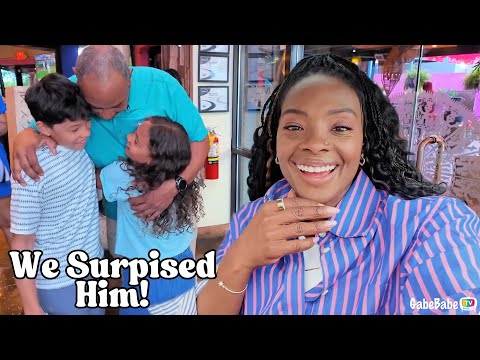 HE WAS SO SURPRISED!