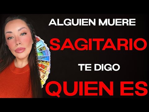 SAGITARIO♐️LLEGÓ EL DÍA DE ESTE FALLECIMIENTO✝️🪦TE DIRÉ QUIEN ES🤫HOROSCOPO #SAGITARIO HOY TAROT AMOR