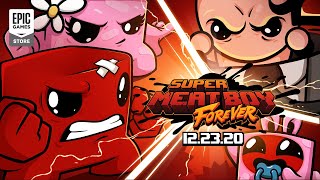Super Meat Boy Forever is out this month on Epic Games Store