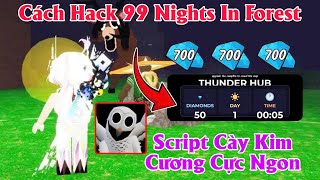 Cách Hack 99 nights in forest trên IPHONE sau Update - Script auto nhặt kim cương, auto làm nhiệm vụ