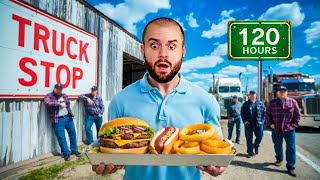 I ate at Truck Stops in florida for 120 HOURS (road trip challenge)