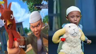 Rembo nakal || Tiru aksi Upin Ipin