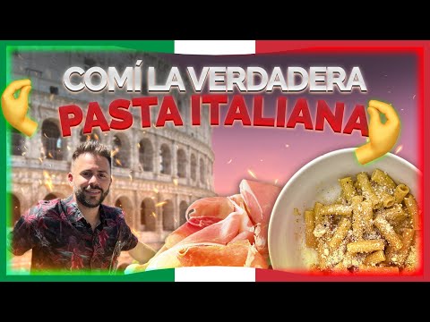 COMÍ LA VERDADERA PASTA ITALIANA