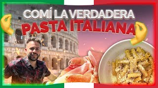 COMÍ LA VERDADERA PASTA ITALIANA
