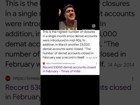 53,000 Demat accounts close in February #shorts #demataccount #trader #mukulagrawal