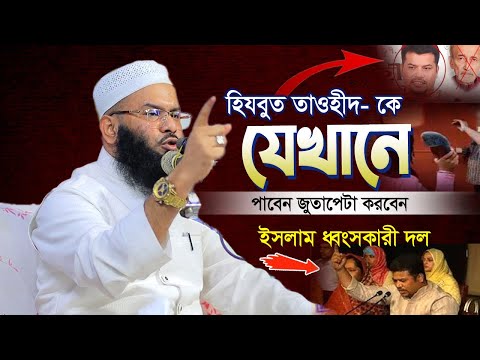 হিযবুত তাওহীদ কে যেখানে পাবেন জুতা পেটা করবেন | ইসলাম ধ্বংসকারী দল  | Rizwan Rafiqi Bangla Waz 2024