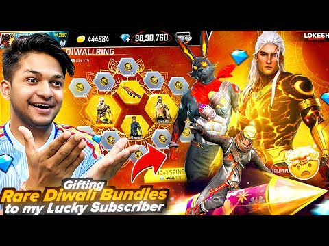 Gifting Rare Diwali Events In Subscriber Account Worth 20,000 Diamonds 💎 Free Fire