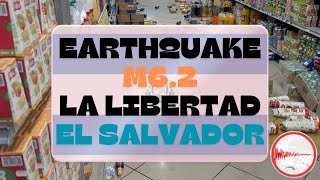 M6.2 EARTHQUAKE HITS EL SALVADOR COMPILATION || 2025-01-06
