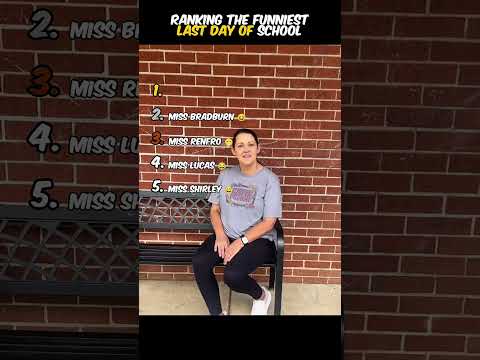 Ranking the Funniest Last Day of School Moments Part 4 😂 #funny #schoollife #school