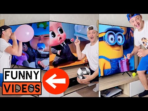 TRY NOT TO LAUGH 😆 Best Funny Cartoon Videos 😂😁🤭