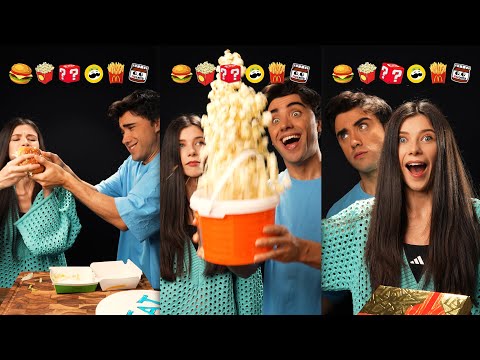 Mukbang ASMR Eating Emoticons in Order Food Challenge