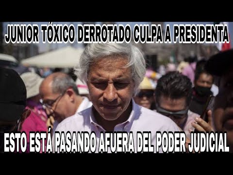 MIRA LO QUE ESTÁ PASANDO AFUERA DE LA SUPREMA CORTE, CLAUDIO X (EL JUNIOR TÓXICO) NO LO PUEDE CREER