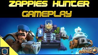 Zappies & Hunter Gameplay | Clash Royale New Cards & Map | Everything Royale Episode 16 Royal Ghost