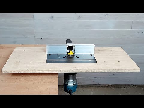 This homemade Router Table Doesn't Need a Base