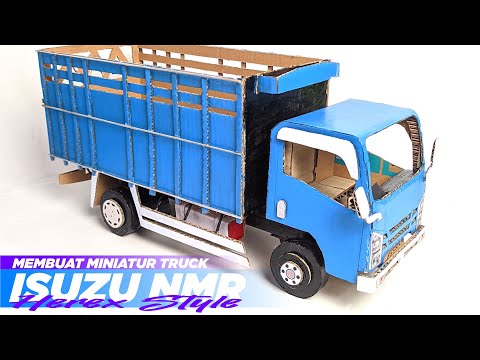 MEMBUAT MINIATUR TRUCK GIGA HEREX BISA OLENG || HANDMADE