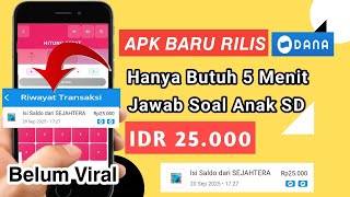 BARU NEMU BARUSAN ! Aplikasi Penghasil Uang 2025, Aplikasi Penghasil Saldo Dana Tercepat 2025