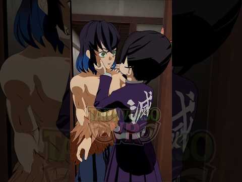 Kanao intenta darle celos a Tanjiro con inosuke 🤣🤣