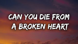 Nate Smith, Avril Lavigne - Can You Die From a Broken Heart (Lyrics)