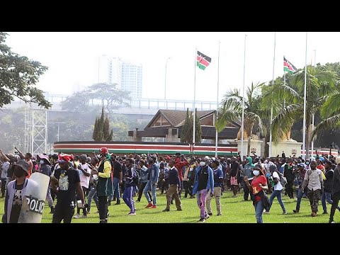 YouTube video thumbnail: Kenya Prepares for First Anniversary of Finance Bill Protests