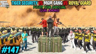 MICHEAL BIGGEST WAR WITH TIGER SECURITY & ROYAL COMMANDOS | GTA V GAMEPLAY #147