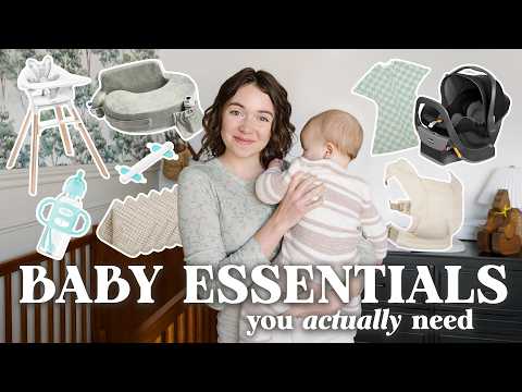 What You ACTUALLY NEED (And DON’T) For Baby | +30 MINIMALIST Baby Essentials To Add To Your Registry