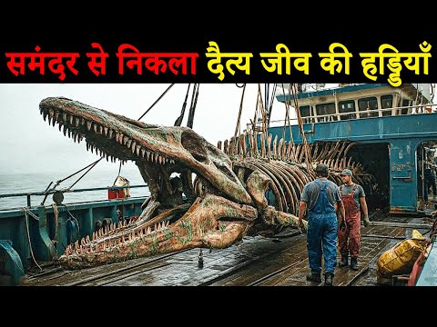 समंदर में मिला 30 फीट हड्डियों का राक्षस  Scientists Just Found a Giant Mosasaur in Mississippi