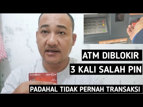 Cara mengatasi ATM terblokir