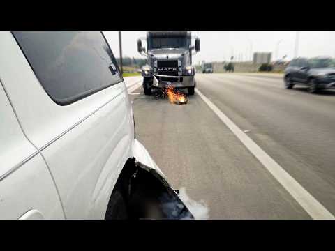 THIS LYING WOMAN CRASHED INTO THE WRONG GUY