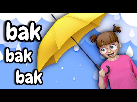 Camı Açtım TAK TAK TAK Yağmur Yağıyor BAK BAK BAK! | Öğretici Çocuk Şarkısı