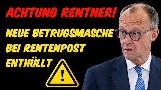 ⚠️ Achtung Rentner! Neue Betrugsmasche bei Rentenpost enthüllt