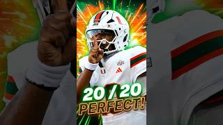 A PERFECT 20 FOR 20! Darian Mensah Goes Nuclear vs Wake Forest! 🔥 #shorts #collegefootball