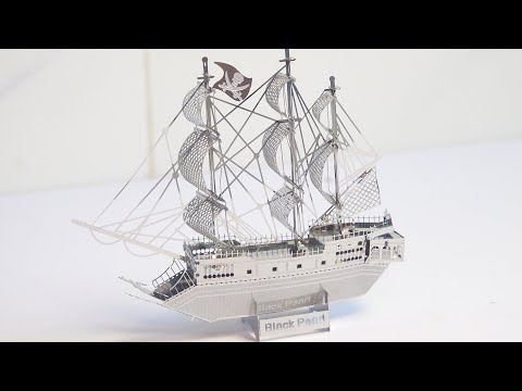 3D Metal Model Build  Black Pearl Diy