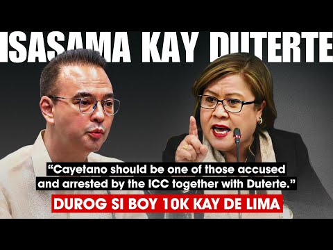 DILIKADO SI CAYETANO, ISUSUNOD KAY DUTERTE SA ICC?