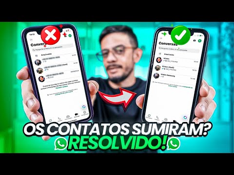 OS Contatos do WHATSAPP Não APARECEM no IPHONE? RESOLVIDO!