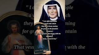 The messages of Divine Mercy Jesus to St. Faustina Kowalska! #divinemercy #jesus #jesuschrist