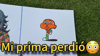 Competencia de ñibujos con el profesor de arte😳😂🎨