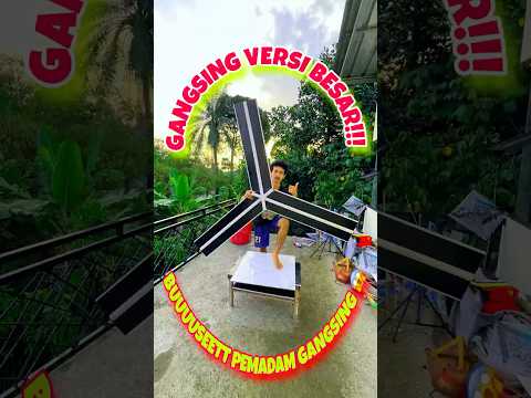 PEMADAM GANGSING VERSI BESAR | GANGSING LAJU #diy #idekreatif #gangsing