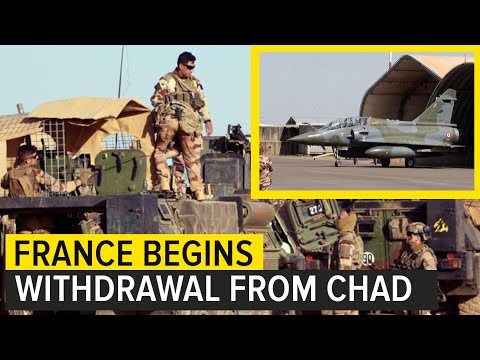 France begins flying out its Military Jets from Chad.