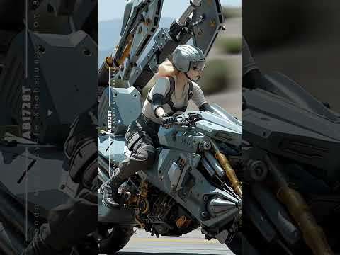⚡ ミゼルナ=ギア|미제르나기어|Mizerna Gear|冷光機騎 #sciencefiction #mechanic #femalerider #cyberpunk