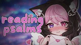 ASMR whispering Psalms for you (23, 27, 34, 42) 🤍✝️