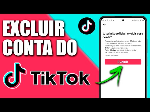 COMO EXCLUIR CONTA DO TIKTOK (DEFINITIVAMENTE)