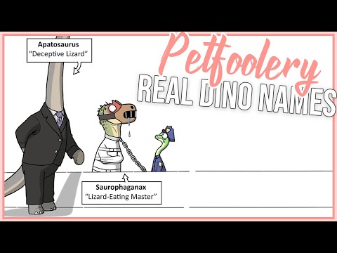 Dinosaur Names Literally Translated | Pet_Foolery Comic Dub #comicdub