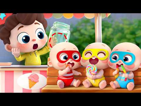 من أخذ الحلوى من جرة الحلوى؟ | اغاني اطفال | بيبي باص | BabyBus Arabic
