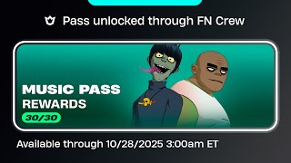 NEW FORTNITE PASS! (Gorillaz, FREE Skin, Rewards)